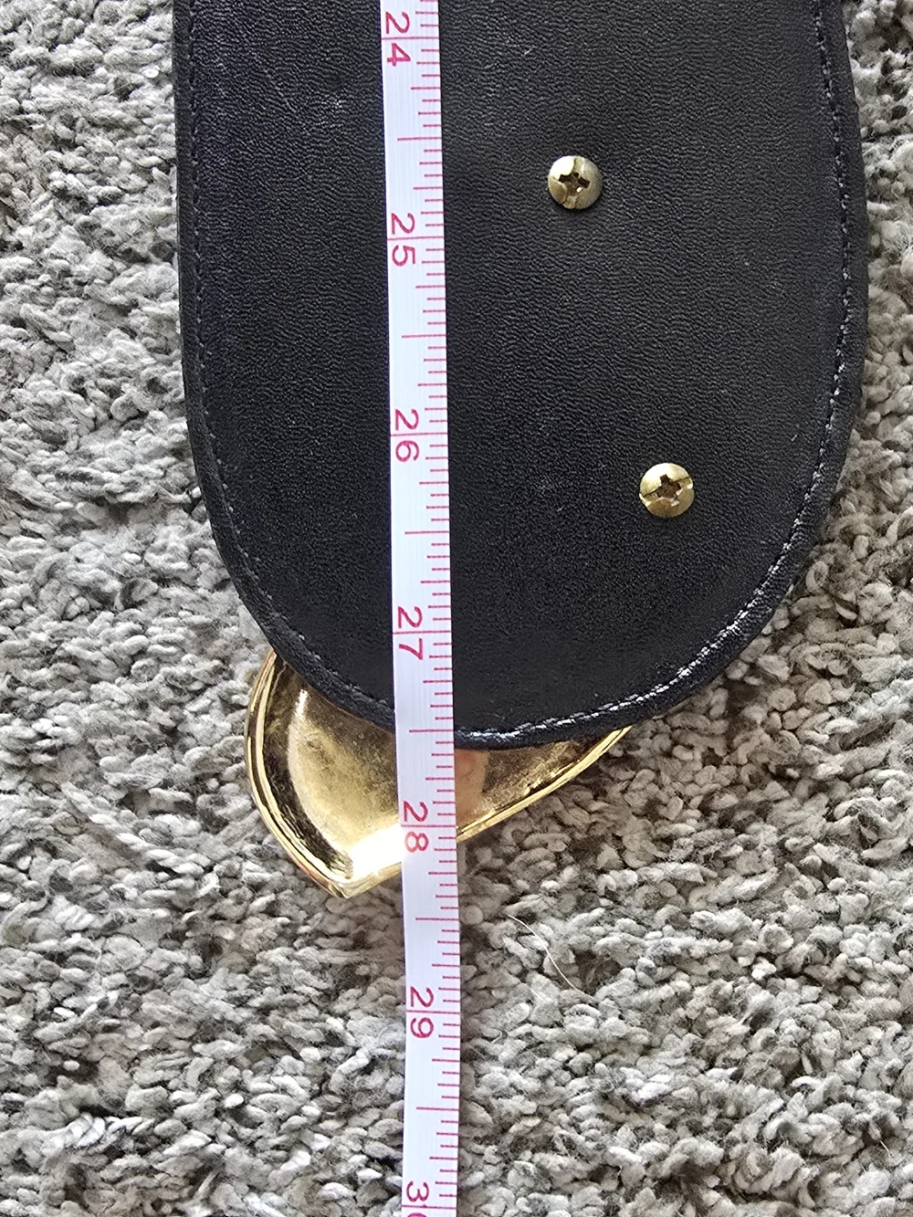 Authentic Vintage 80s Snakeskin Belt – Gold Tone Clasp